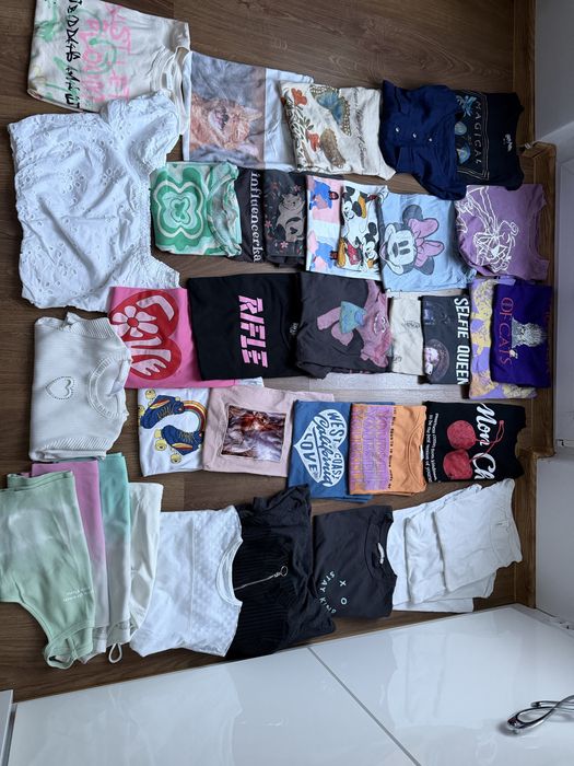 Giga paka 158/164 ponad 120szt Zara H&M Reserved House Cropp