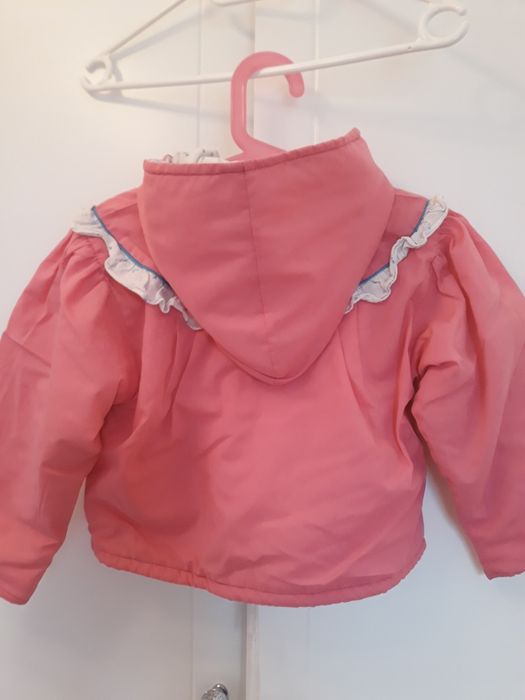 Różowa lekka kurtka przejściowa, rozm 86 cm