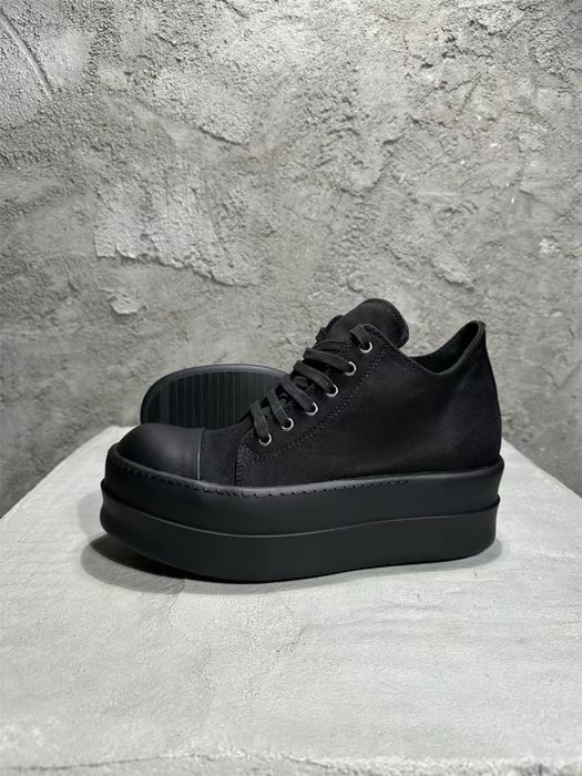 Нові Rick Owens Mega Bumper Ramones DRKSHDW Low Black/Преміум якість!