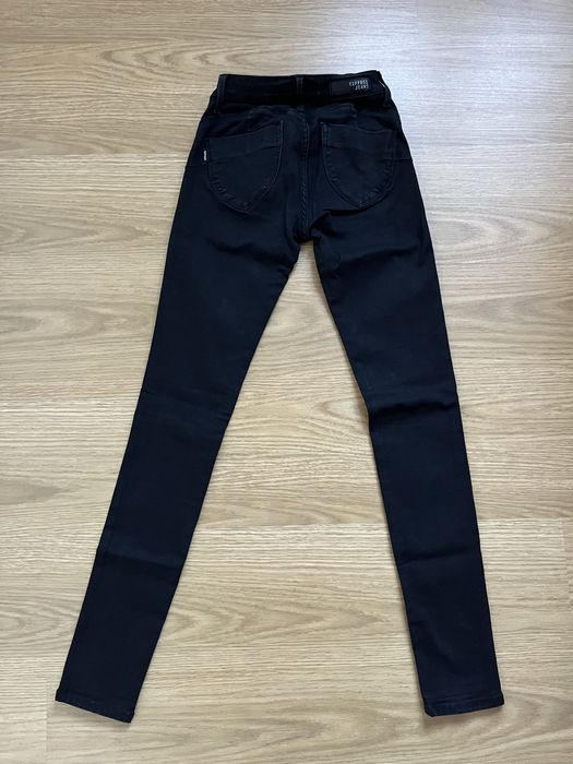 Calças de ganga preta da Tiffosi