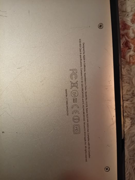 Macbook Pro 13" meados 2012 A1278