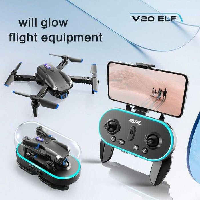 Dron 4DRC Mini V20 ELF 4K WiFi 3 baterie w zestawie.