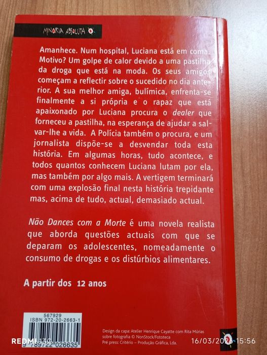 Livro"não dances com a morte"