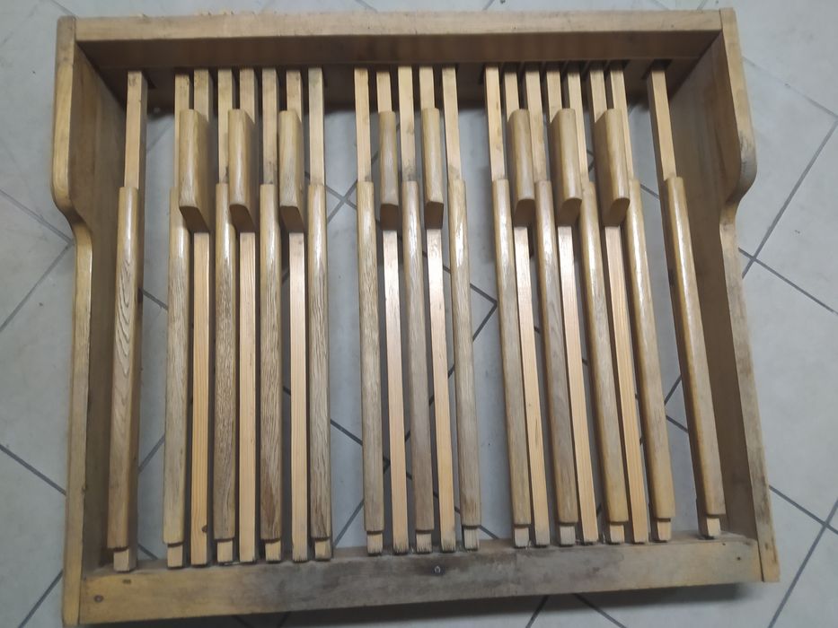 Pedał organy piszczałkowe  21 tonów dębowy