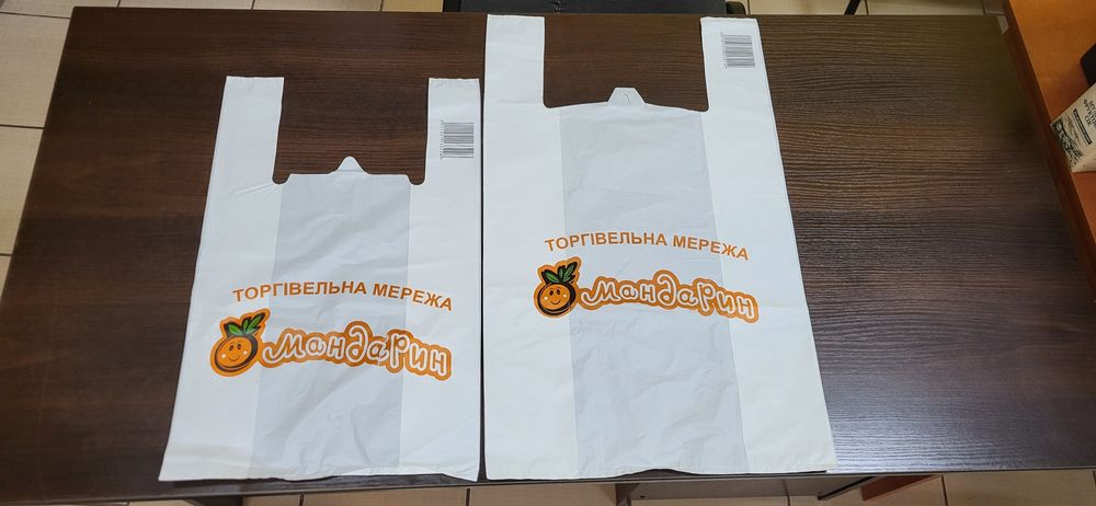 Пакет майка білий 600*360мм 50 мкм 100 шт.