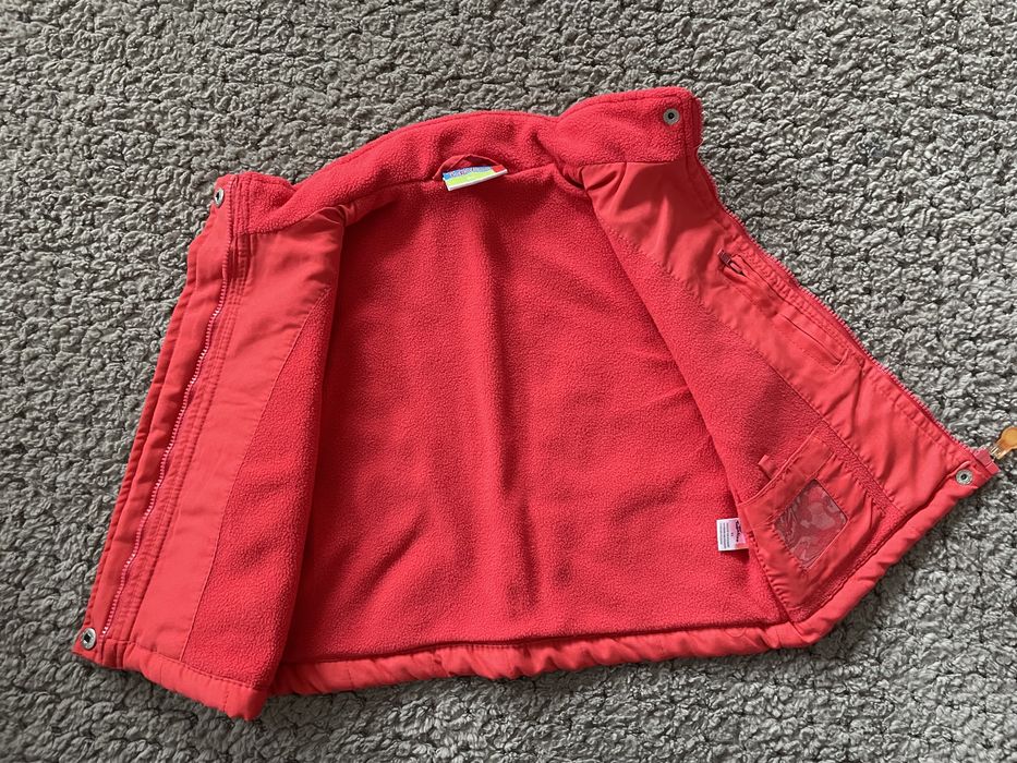 #8 Bezrekawnik kamizelka dla dziewczynki r. 92