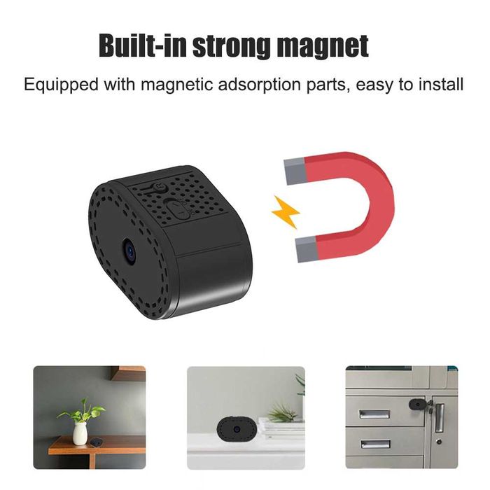 Mini kamery bezprzewodowa WiFi inteligentna kamera szpiegowska