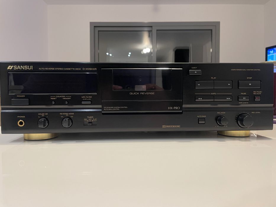 Leitor k7 SANSUI D-X519HXR