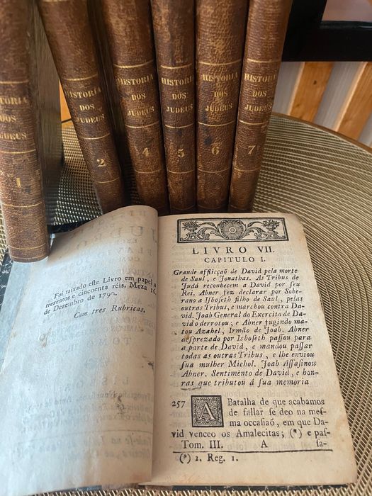 Historia dos Judeos 1793  Volumes 7