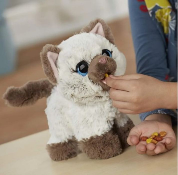 Интерактивная игрушка питомец Котёнок Kami Hasbro FurReal на поводке (