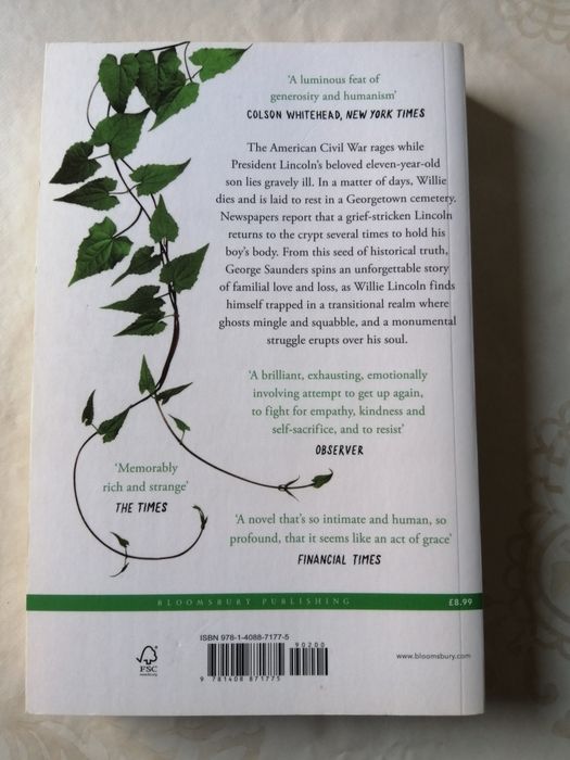 Livro Lincoln in the Bardo - George Saunders