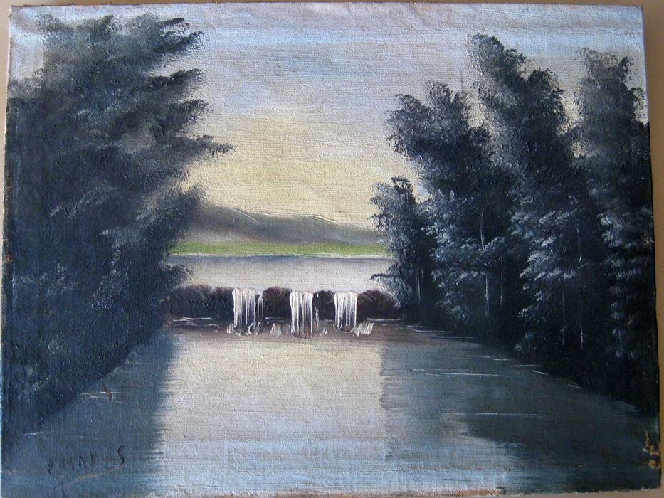 "P. Marks" - pintura original