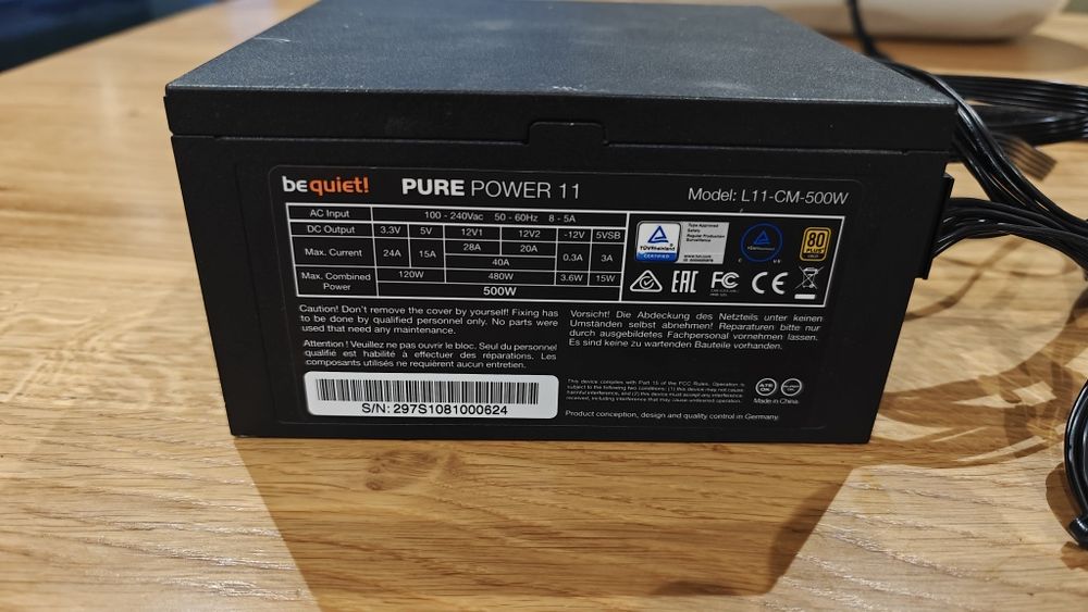Zasilacz komputerowy Be quiet! Pure Power 11 500W