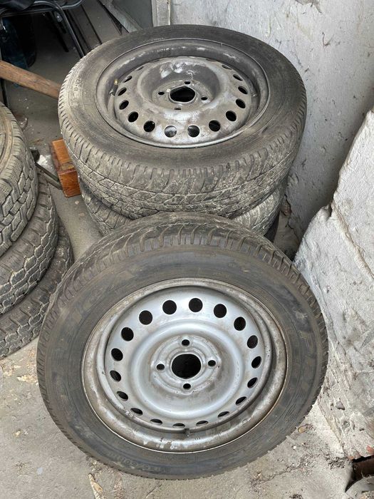 Колеса, диски стальные R 14 + резина