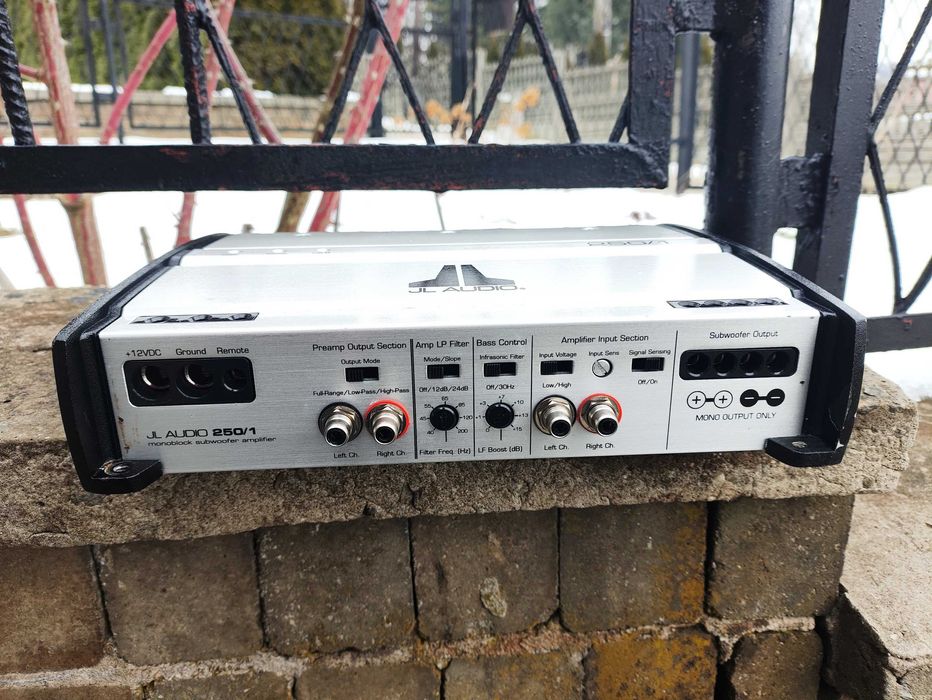 Wzmacniacz samochodowy 1kanałowy monoblok JL Audio Slash 250/1,Wysfree