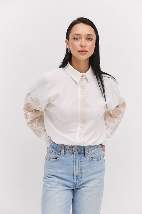 Модна вишиванка. Сучасна вишита сорочка. 4кольори!