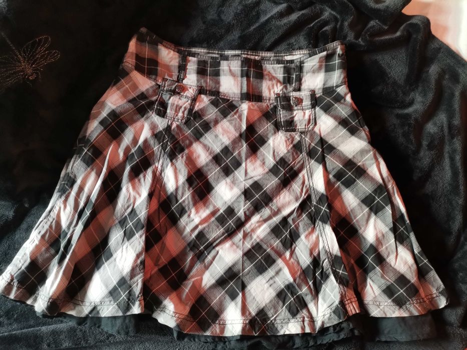 Spódnica czarno szara