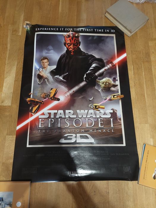 Grande poster publicitário star wars