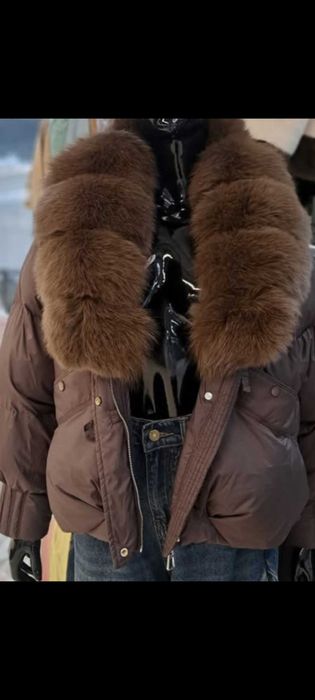 Kurtka zimowa z lisem premium