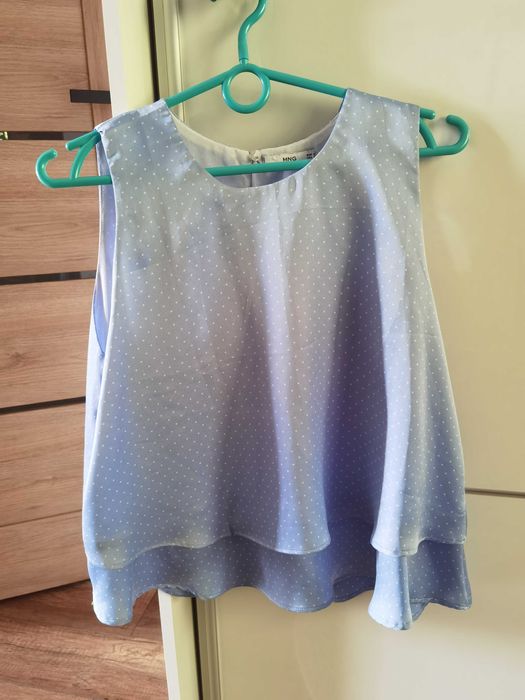 Satynowa bluzka mango S