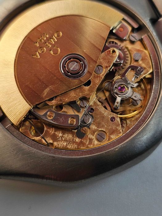 Omega Seamaster Polaris Automatic 18K gold/tytan największy 41 mm full