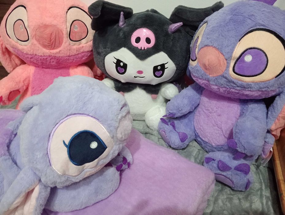 Stitch Przytulanka z kocykiem 2w1 na prezent i