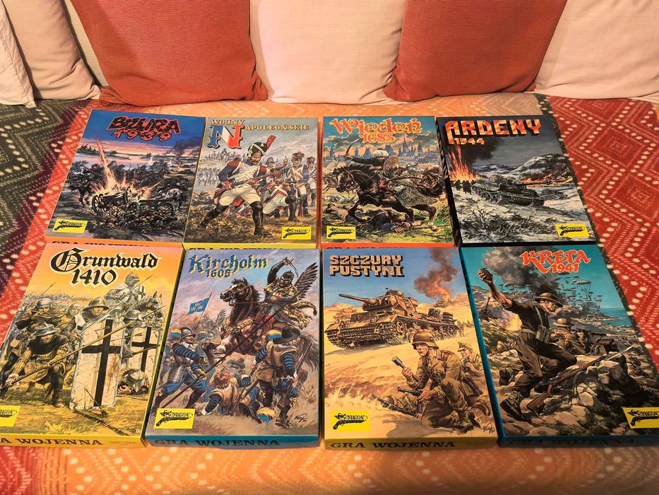 Kolekcja gier wojennych wydawnictwa DRAGON - 8 tytułów, stan idealny!