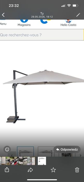 Parasol ogrodowy nowy