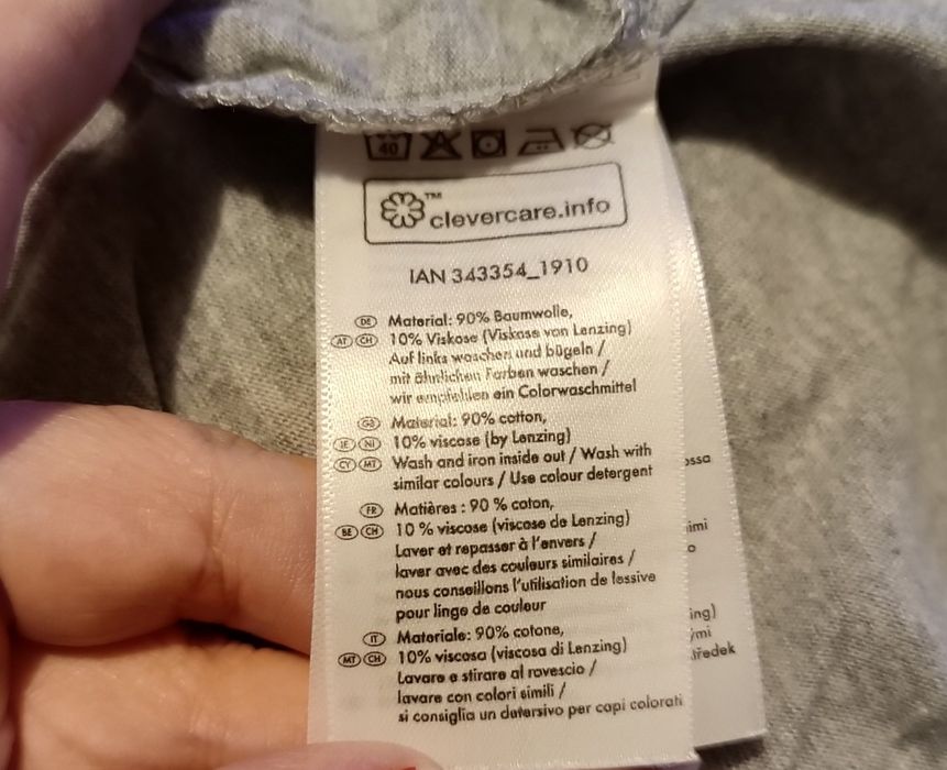 T-shirt cinzenta. Nerft. 10 Anos. Nova sem etiqueta