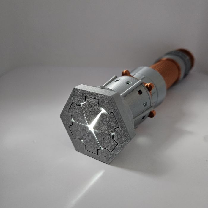 A Saga Star Wars, Sabre de luz 3D de A Ascensão Skywalker com luz, acessório para cosplay