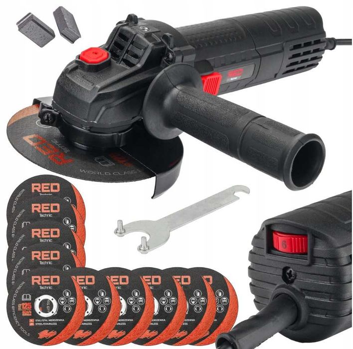 Szlifierka KĄTOWA Diax Kątówka 125MM 10x TARCZA RTSZK0013