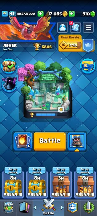 Продам акаунти  клеш рояль