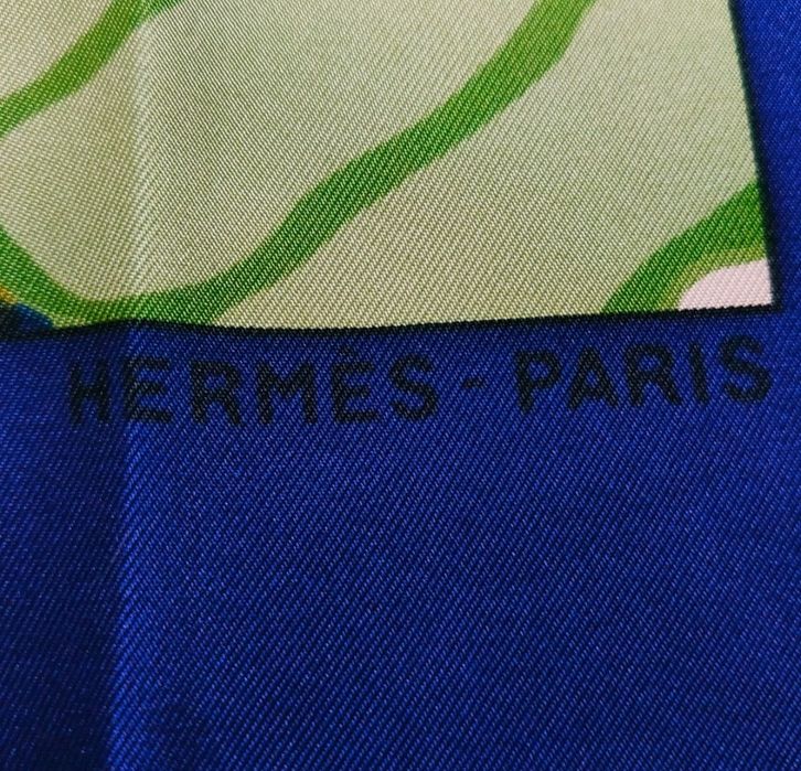 Hermes рідкісна вінтажна шовкова хустка