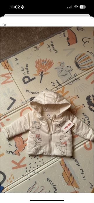 Нова Тепленька курточка для немовляти бренду Primark 3-6міс ,68см