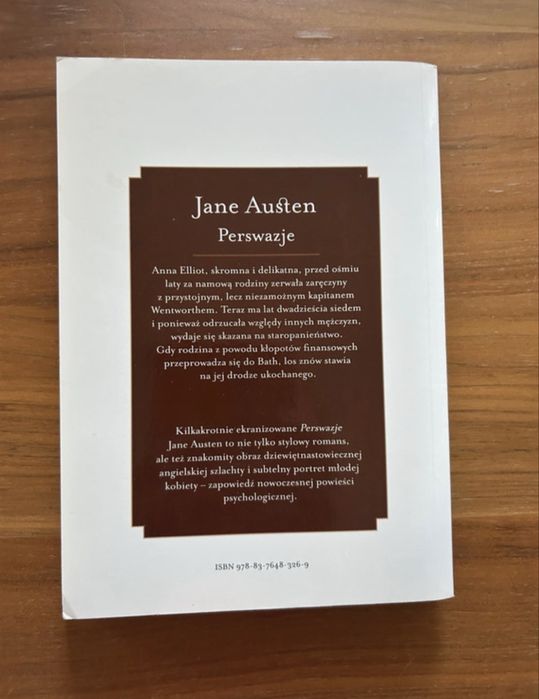 Jane Austen, Perswazje.