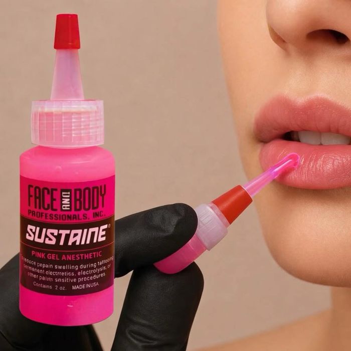 Sustaine anestésico  micropigmentação  e microblading