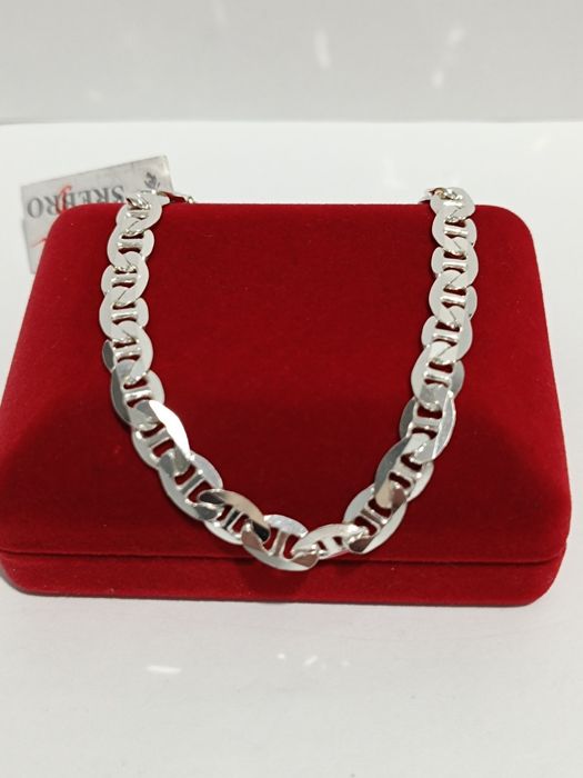 Srebrna bransoletka splot Gucci dł.19cm, srebro próby 925