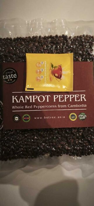 Pieprz Kampot - 500g - organiczny (czerwony, czarny, bialy).