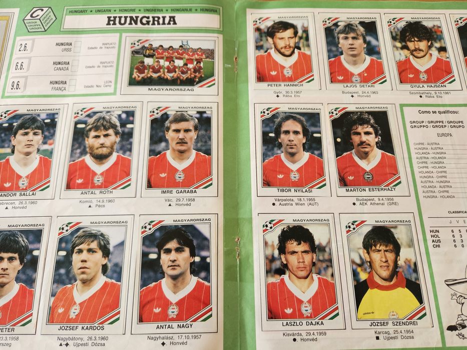 Caderneta Mundial 86 Completa