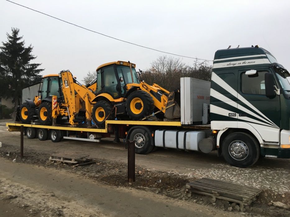 Transport niskopodwoziowy, niskopodwozie maszyn budowlanych rolniczych