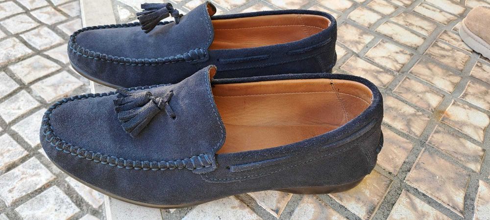 Sapato mocassins berloques Massimo Dutti 41 - Como Novos