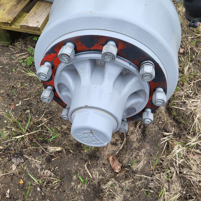 Oś skrętna hamowana BPW ADR nowa na poduszkach opryskiwacz rozsuwana