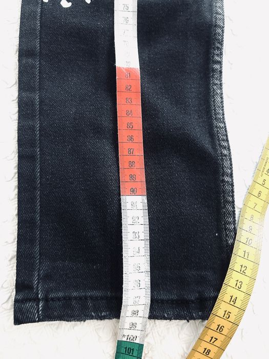 Spodnie Dsquared2 czarno szare przetarcia dziury
