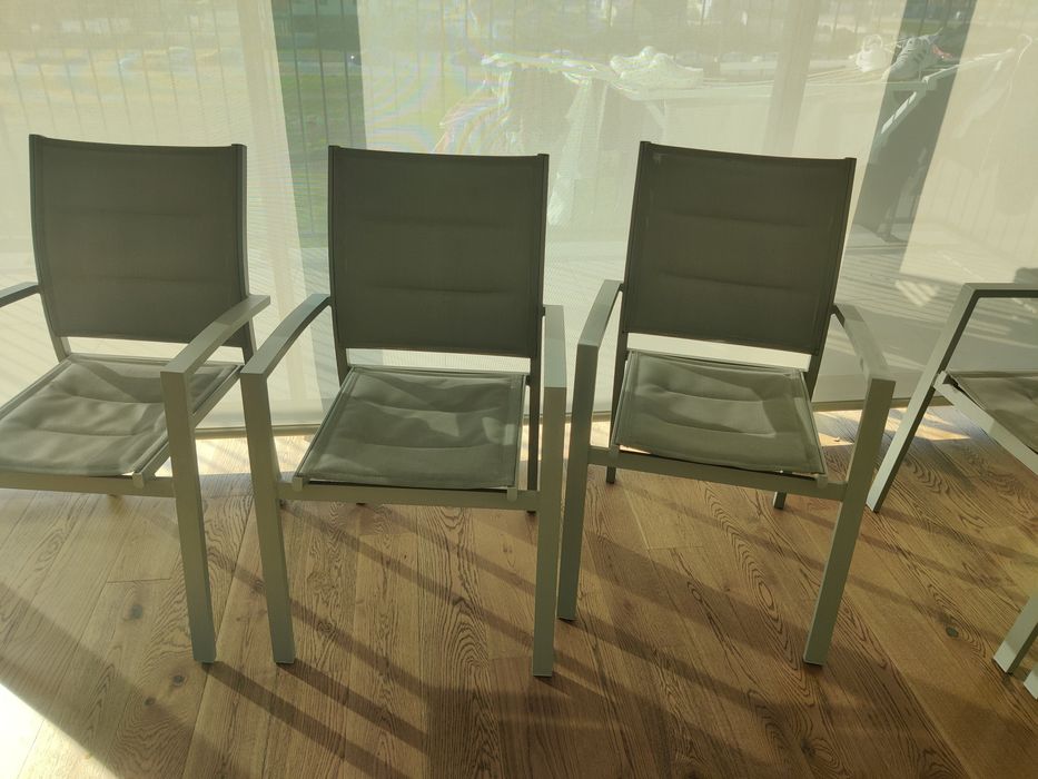 Cadeiras para mesa de jardim