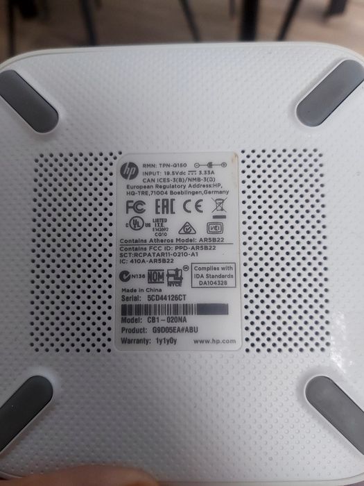 Hewlett Packard HP Chromebox CB1-020NA Celeron 2955U 4GB 16GB SSD