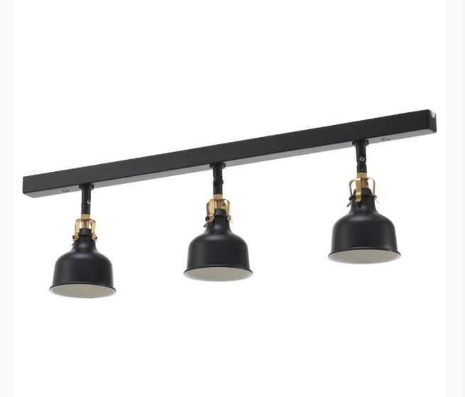 Candeeiro teto Preto