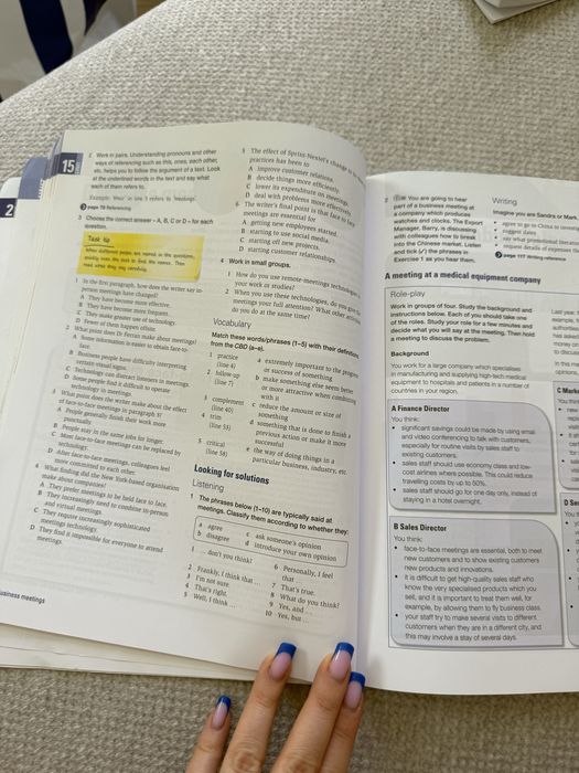 Cambridge English Business Benchmark upper intermediate B2