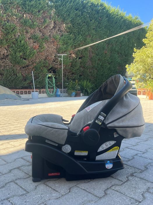 Conjunto Carrinho + ovo + isofix + alcofa Graco