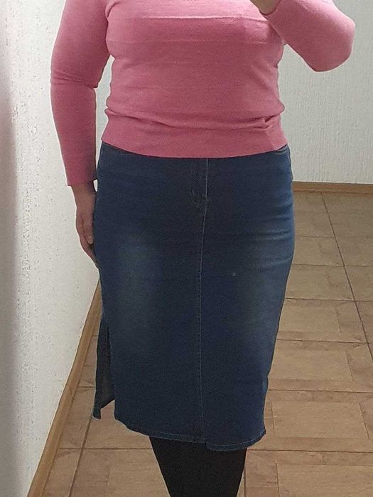 Спідниця джинсова розмір 54