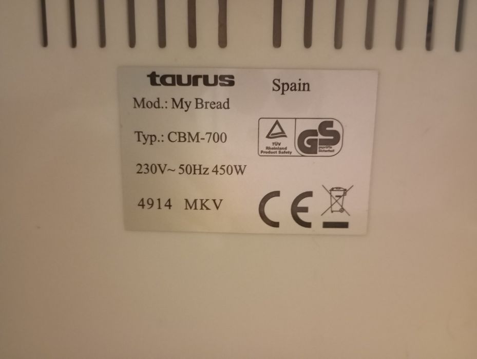 Máquina de fazer pão